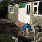 start of small extenion in Derbyshire Dales pic1